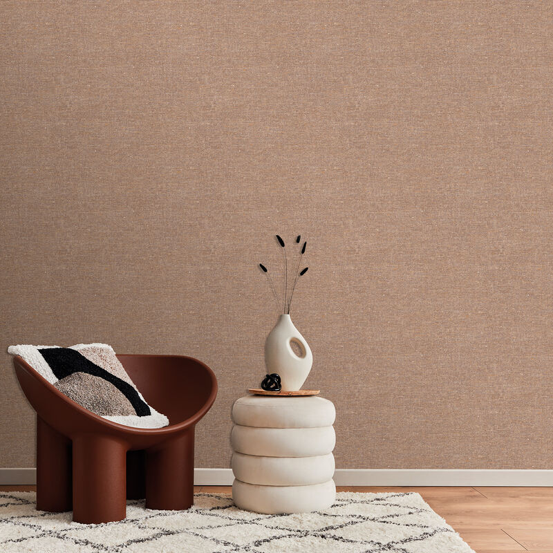 Faux Hemp Texture Wallpaper image number 1