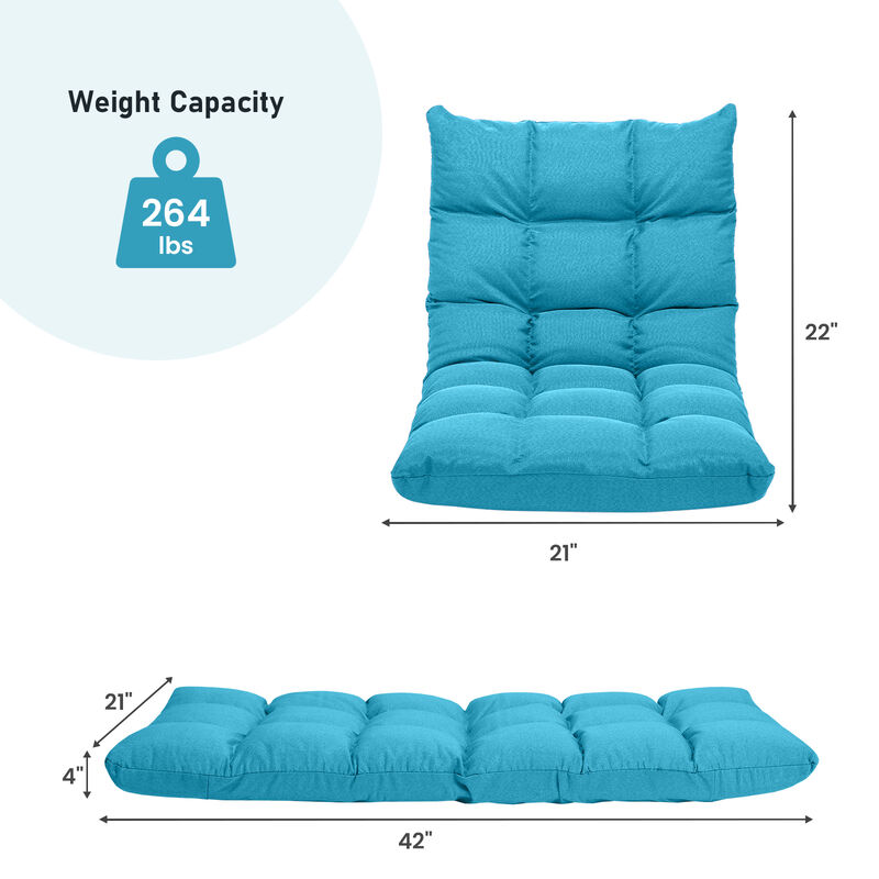 14-Position Adjustable Folding Lazy Gaming Sofa