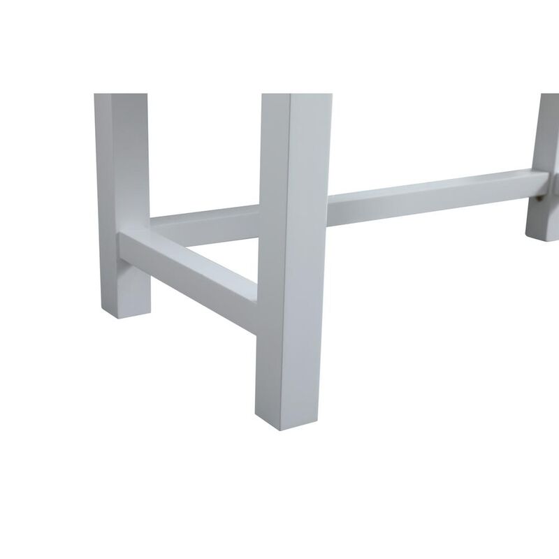 Elegant Kitchen and Bath 42 Inch ADA Compliant Bathroom Vanity In White