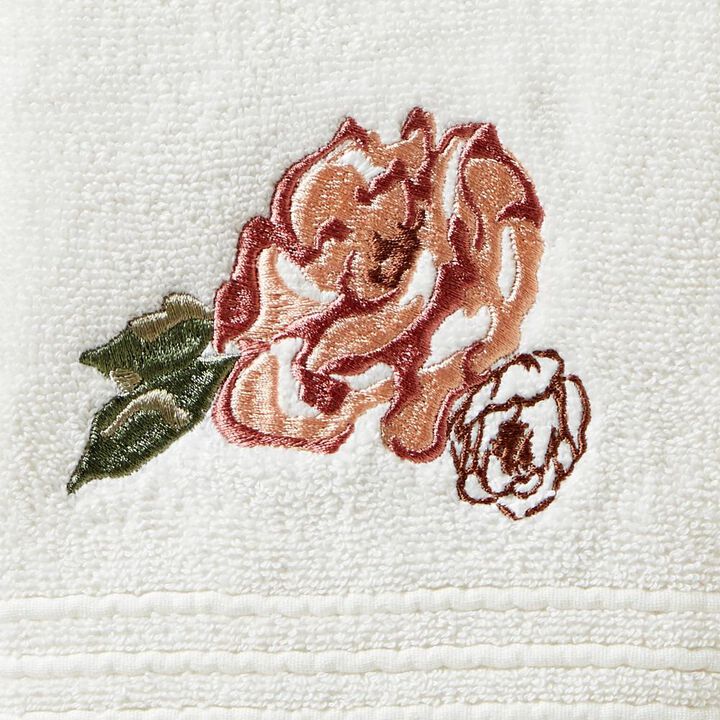 SKL Home Holland Floral Hand Towels - Set of 2 - 16x26", Vanilla