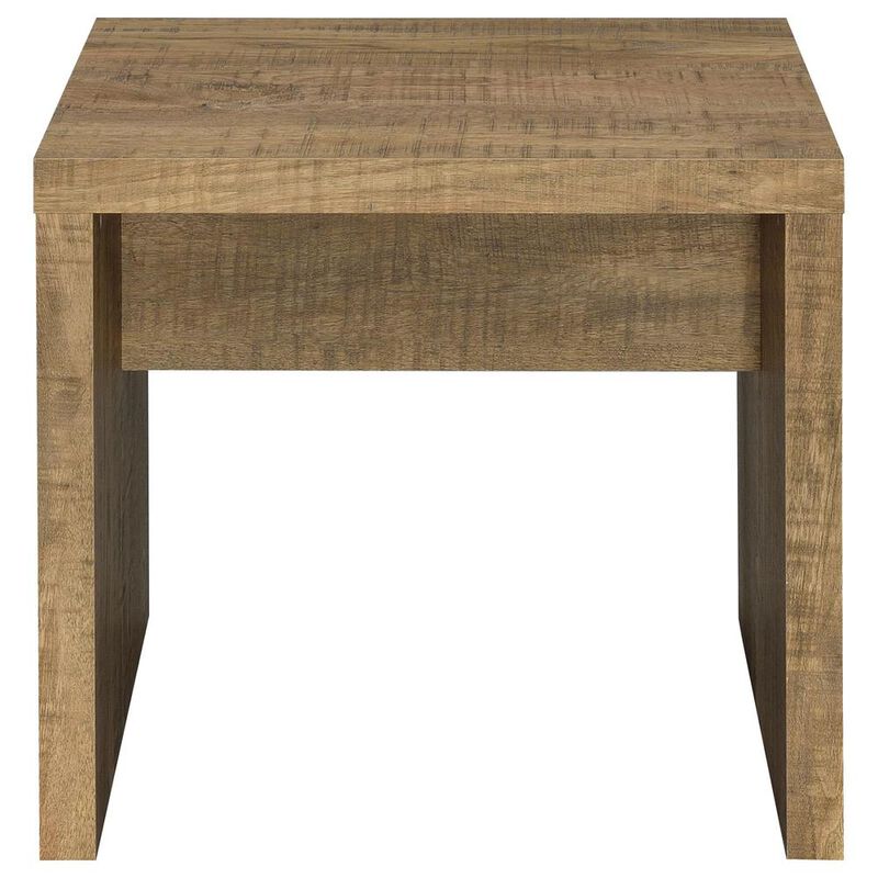 Coaster Lynette Square Engineered Wood End Table Mango
