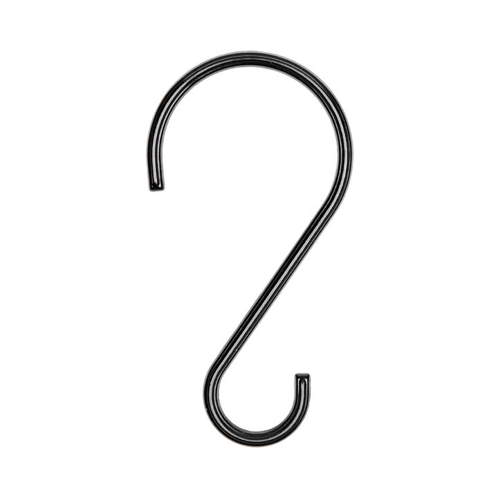 Utopia Alley Rust-Proof Zinc Shower Curtain Hooks with Clasp Closure, Shower Hooks Hangers for Bathroom, Kitchen Utensils, Curtains, Clothing, Towels etc - Set of 12