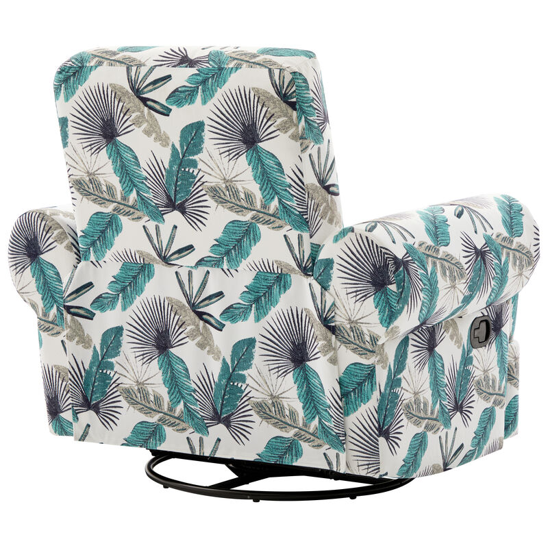 Merax Manual Recliner Chair with Rocker & Swivel Base