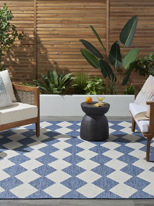 Positano POS04 Navy/Blue 6' x 9' Rug