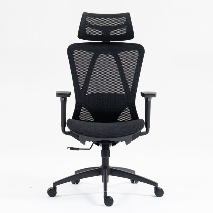 GOODSILO Ergonomic High Back Mesh Office Chair with Adjustable Lumbar Support and Breathable Design for All-Day Comfort