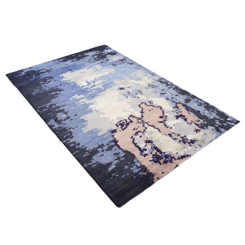 Rugsotic Carpets Hand Knotted Silk Size Area Rug Abstract Size NS0804 image number 1
