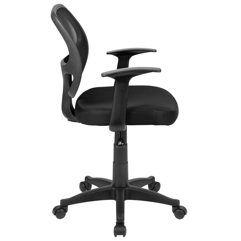 Mallard Mid-Back Mesh Swivel Ergonomic Task Office Chair with T-Arms - Desk Chair image number 7