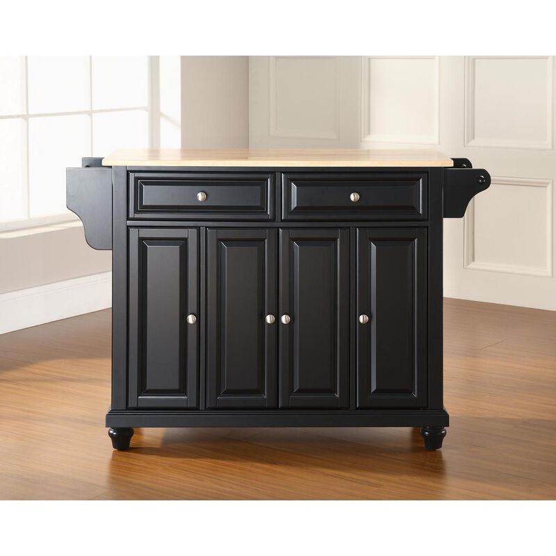Cambridge Wood Top Full Size Kitchen Island/Cart