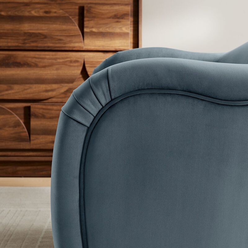 Compose Performance Velvet Accent Chair image number 8