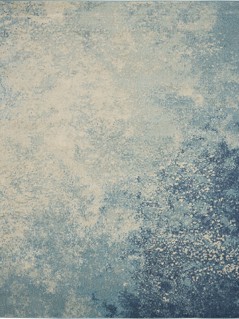 Passion PSN10 Navy/Light Blue 8' x 10' Rug