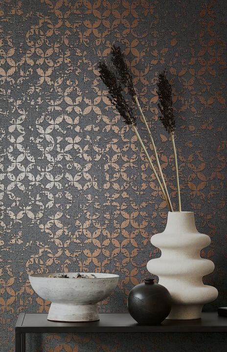City Romance Abstract Black Wallpaper 35119