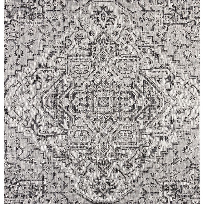 Estrella Bohemian Medallion Textured Weave Area Rug