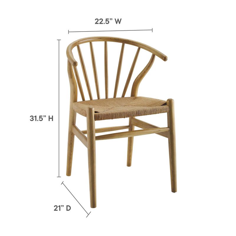 Flourish Spindle Wood Dining Side Chair Set of 2 image number 6