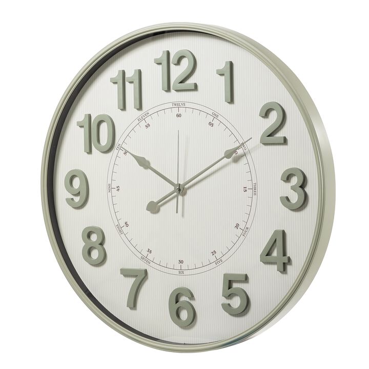Linden Round Wall Clock 29.5 Inch Round