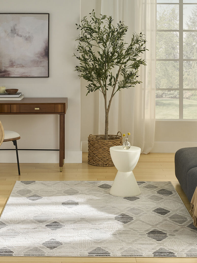 Serenity Home SRH08 Beige/Gray 5'3" x 7'3" Rug image number 7