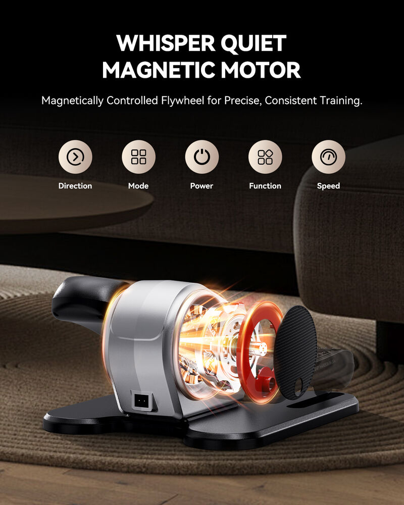 HARISON Under Desk Elliptical Machine, 12-Speed Adjustable, Magnetic Silent Leg Exerciser for Seniors (HR-E305) image number 3