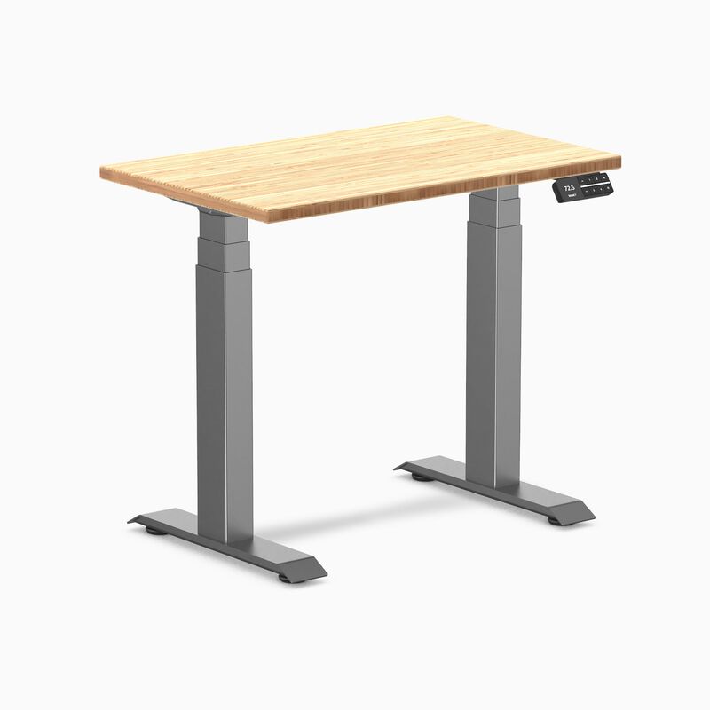 Desky Dual Mini Bamboo Sit Stand Desk image number 0