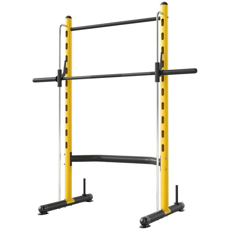 Hivvago Squat Rack with Pull Up Bar and Adjustable Bench image number 0