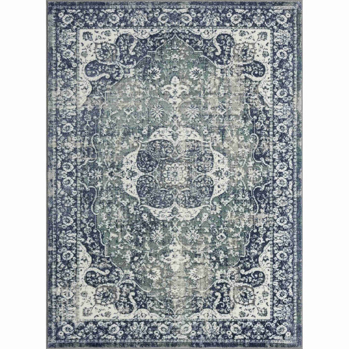 HomeRoots Floral Area Rug