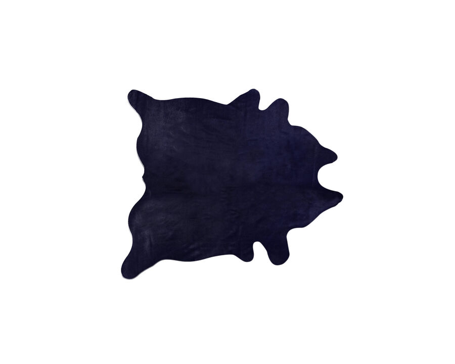 HomeRoots Cowhide Hand Knotted Area Rug