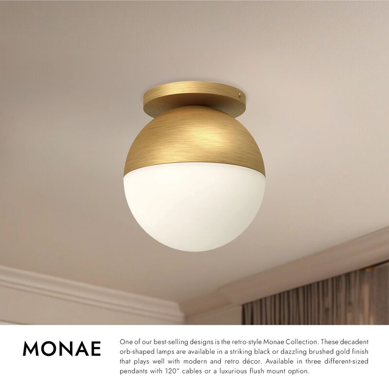 Monae 10 in 1 Light Flush Mount image number 2