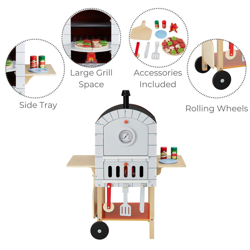 My Little Helper Pizza Oven & Accessories, Gray/Natural image number 2