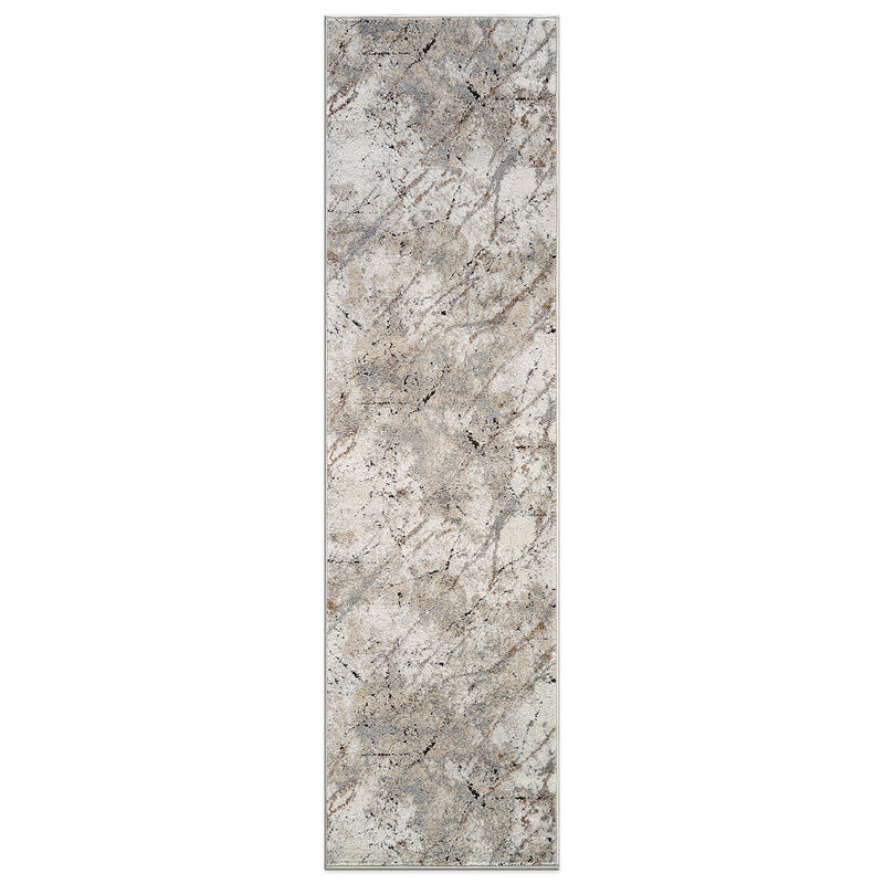 World Rug Gallery Marble Flow Area Rug - Rug for Living Room, Bedroom, or Entryway - Kid & Pet Friendly, Easy to Clean, Durable Polypropylene/Polyester with Jute Backing image number 0