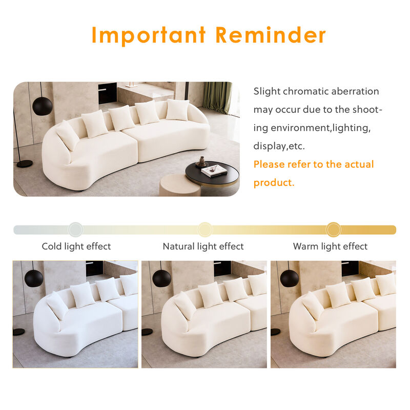 Stowag Curved Boneless Sofa image number 5