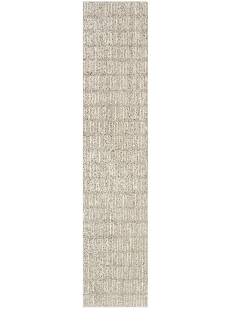 Modern Comfort MNC03 Gray/Ivory 2'2" x 10' Rug