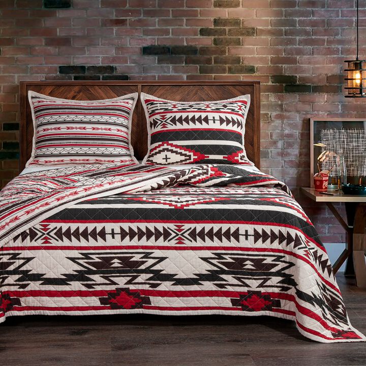 Cortez King Reversible Quilt Set