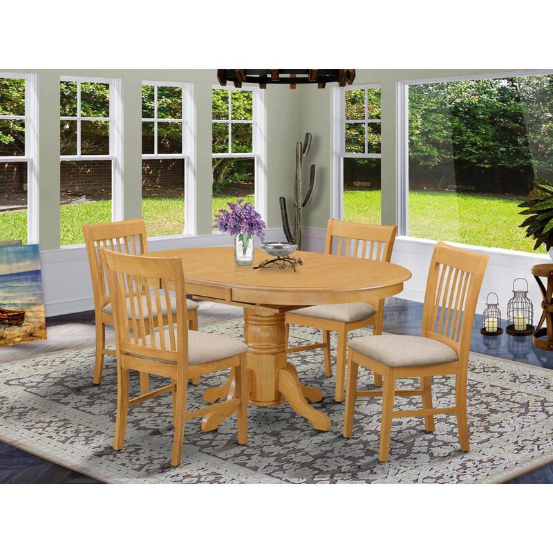 5 PcTable and chair set - Dining Table and 4 dinette Chairs