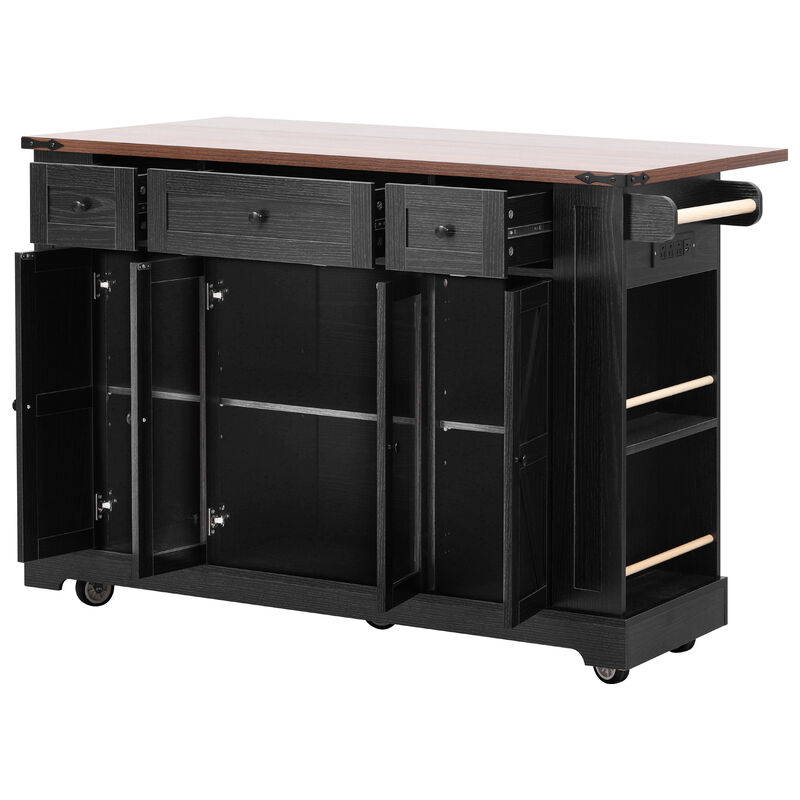 Cirsta Farmhouse Kitchen Island image number 8