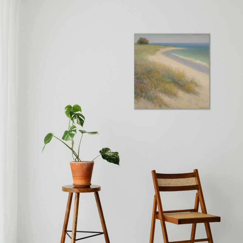 AAW Beach Coastline Scenery Ready to Hang Canvas