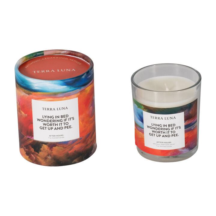 4" 7 Oz Lying In Bed Candle