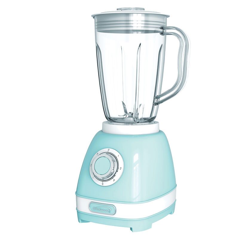 Brentwood JB-330BL 2 Speed Retro Blender in Blue with 50 Ounce Plastic Jar