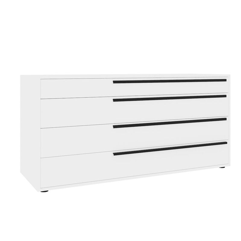 Casabianca Home Carter Dresser In White High Gloss