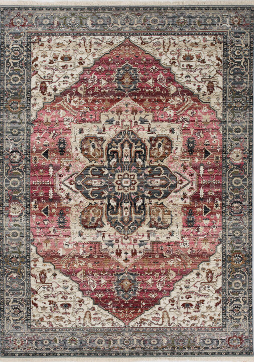 HomeRoots Medallion Area Rug