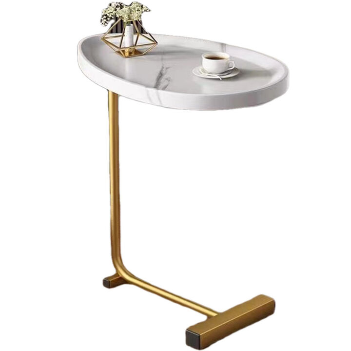 Streamdale White C-shaped Side Table Set