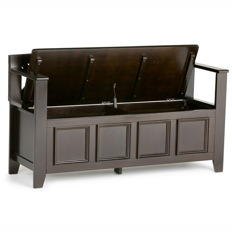Simpli Home Amherst Entryway Storage Bench image number 3