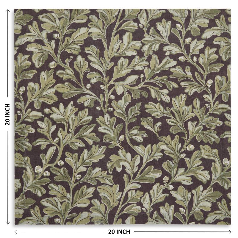 Linen Dinner Napkins - Fallen Leaves image number 1