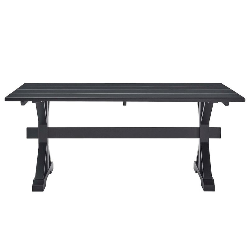Windchime 71" Wood Dining Table image number 4