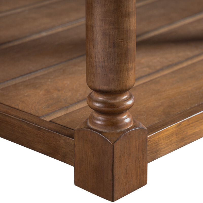 Kabris Farmhouse Wooden Coffee Table image number 8
