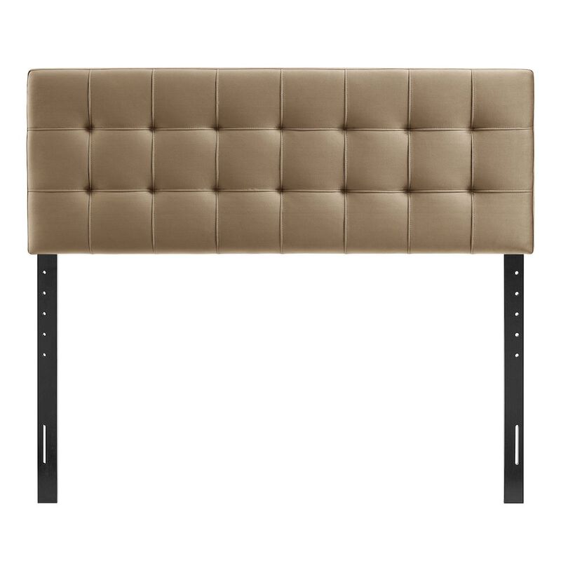 Lily Stain-Resistant Performance Velvet Full Size Headboard image number 3