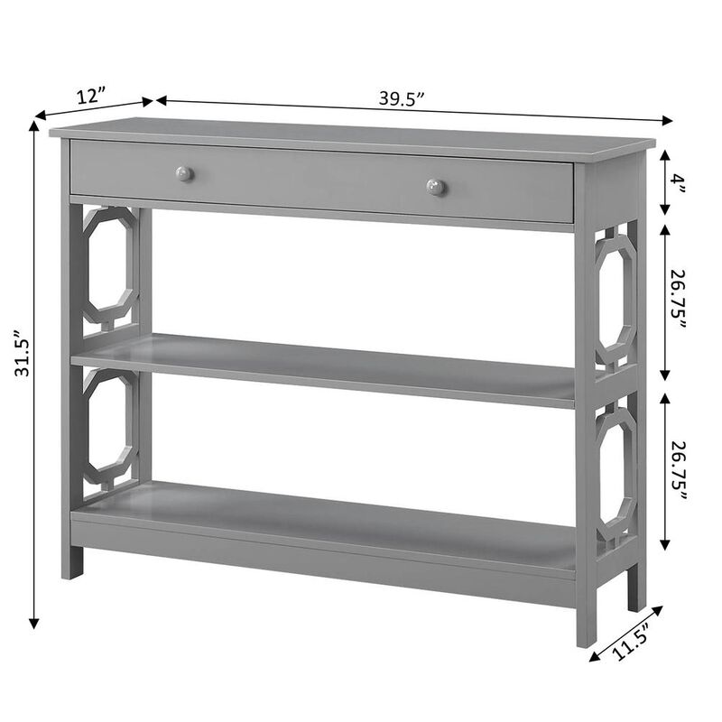 Convience Concept, Inc. Omega 1 Drawer Console Table