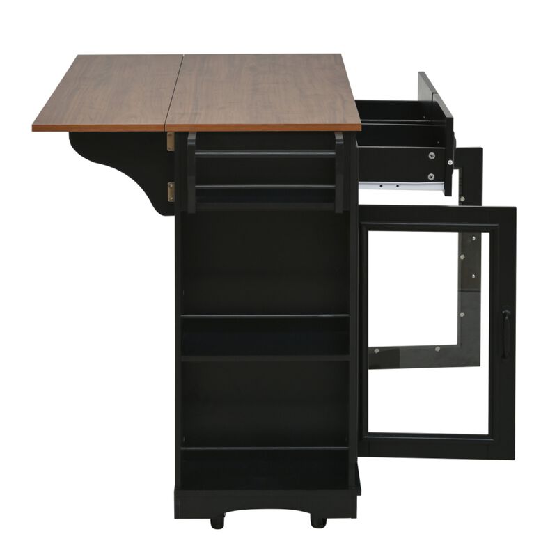 Lobswu Rolling Kitchen Island Cart image number 6