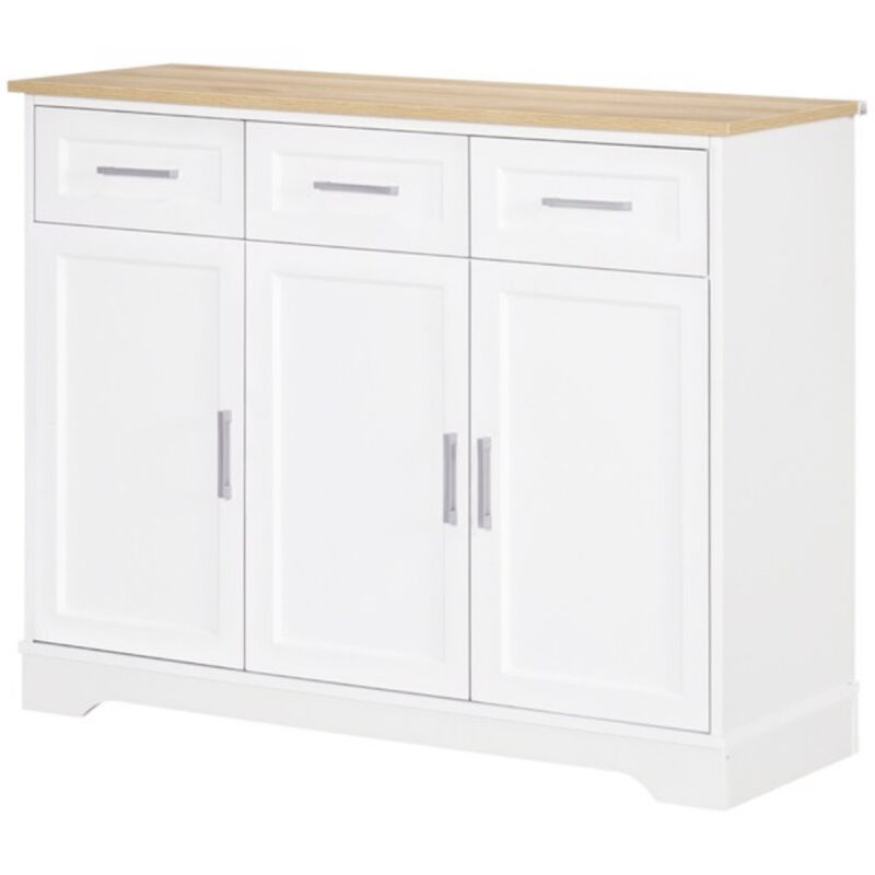 Stylish Sideboard Buffet Cabinet with Shelves for Home Organization
