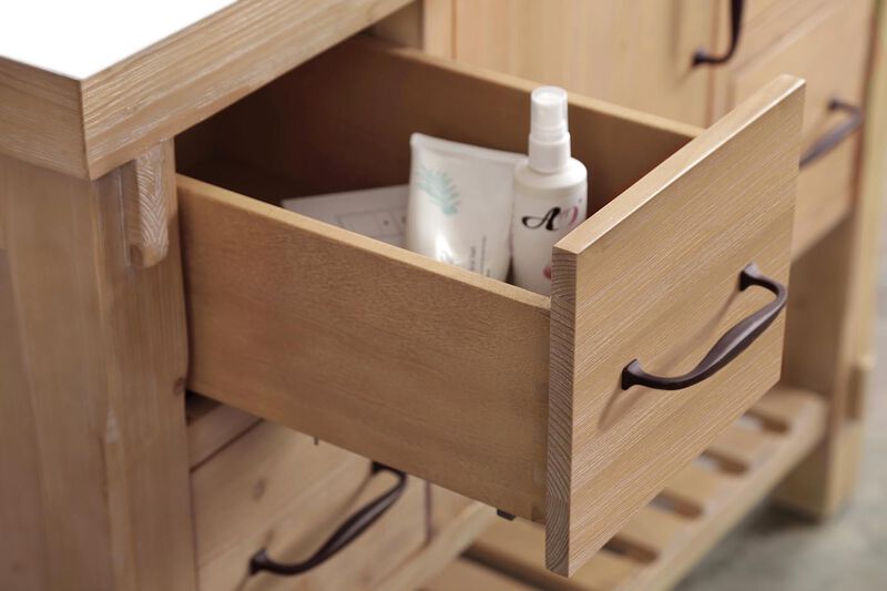 Marina 42" Bathroom Vanity Weathered Driftwood image number 3