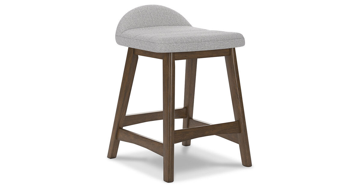 Lyncott Upholstered Counter Height Bar Stool (Set of 2)