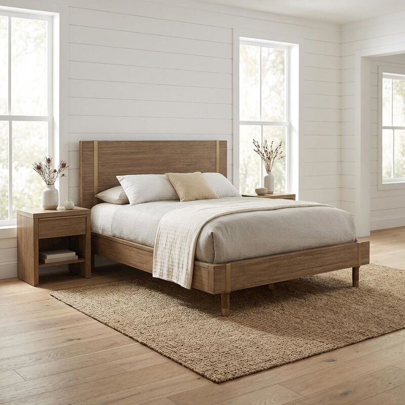 Alpine Furniture Easton Platform Bed image number 2