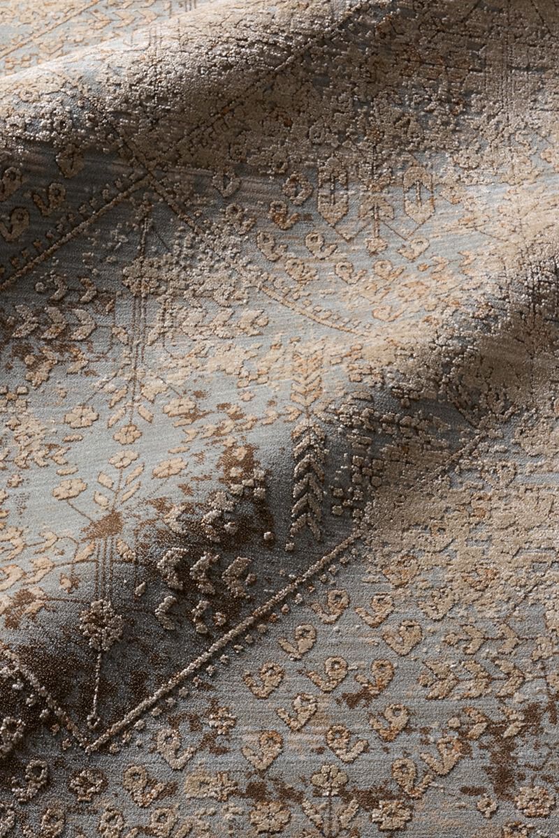 Patterned Silence Caelena Fog 8'6" x 12' Rug image number 6